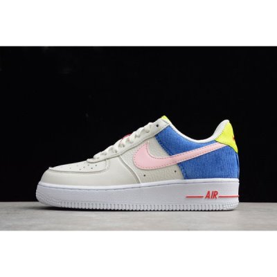 Nike Air Force 1 Bej Rengi / Mavi Kaykay Ayakkabı Türkiye - 2C8SMQTQ